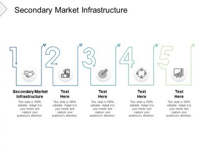 Secondary market infrastructure ppt powerpoint presentation styles demonstration cpb