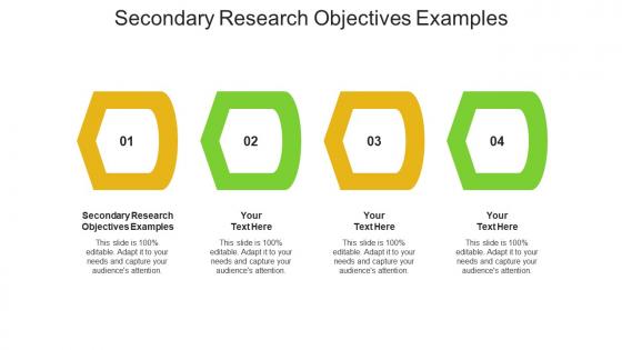 Secondary research objectives examples ppt powerpoint presentation show samples cpb