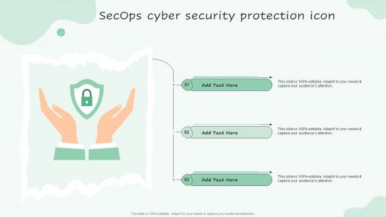 Secops Cyber Security Protection Icon