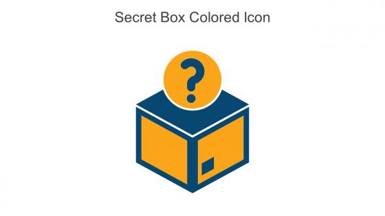 Secret Box Colored Icon In Powerpoint Pptx Png And Editable Eps Format