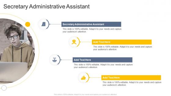 Secretary Administrative Assistant In Powerpoint And Google Slides Cpb