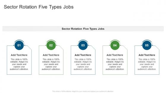 Sector Rotation Five Types Jobs In Powerpoint And Google Slides Cpb