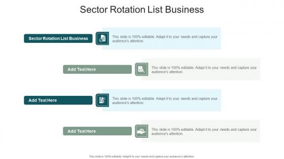 Sector Rotation List Business In Powerpoint And Google Slides Cpb