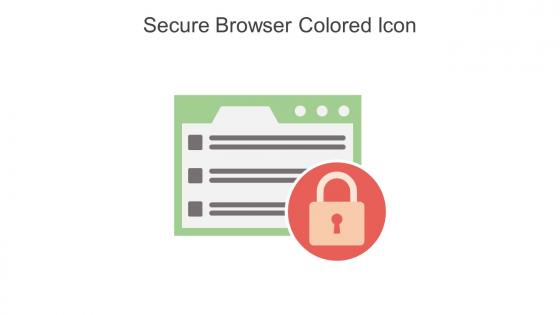 Secure Browser Colored Icon In Powerpoint Pptx Png And Editable Eps Format