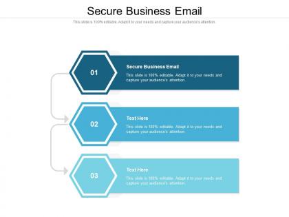 Secure business email ppt powerpoint presentation infographic template tips cpb