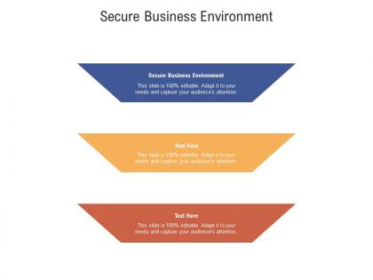 Secure business environment ppt powerpoint presentation outline demonstration cpb
