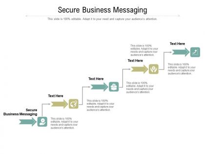Secure business messaging ppt powerpoint presentation inspiration graphics design cpb