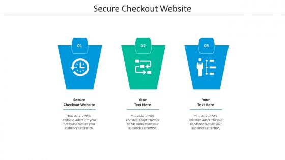 Secure checkout website ppt powerpoint presentation show templates cpb