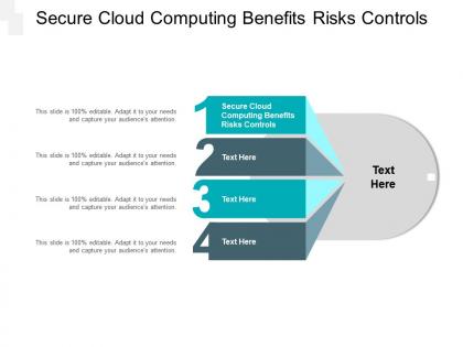 Secure cloud computing benefits risks controls ppt powerpoint presentation professional cpb