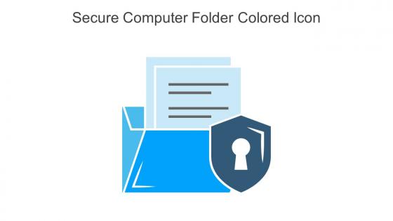 Secure Computer Folder Colored Icon In Powerpoint Pptx Png And Editable Eps Format