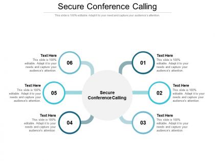 Secure conference calling ppt powerpoint presentation portfolio graphic tips cpb