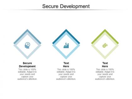 Secure development ppt powerpoint presentation styles design ideas cpb