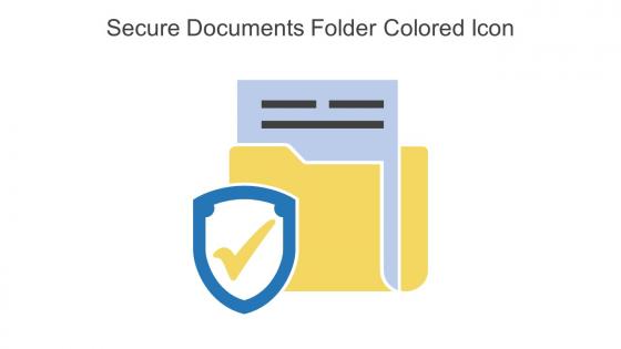 Secure Documents Folder Colored Icon In Powerpoint Pptx Png And Editable Eps Format