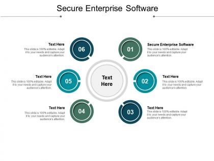 Secure enterprise software ppt powerpoint presentation icon picture cpb