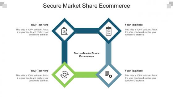 Secure market share ecommerce ppt powerpoint presentation infographic tips cpb