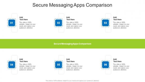 Secure Messaging Apps Comparison In Powerpoint And Google Slides Cpb