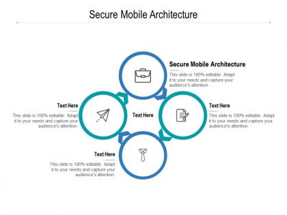 Secure mobile architecture ppt powerpoint presentation icon smartart cpb