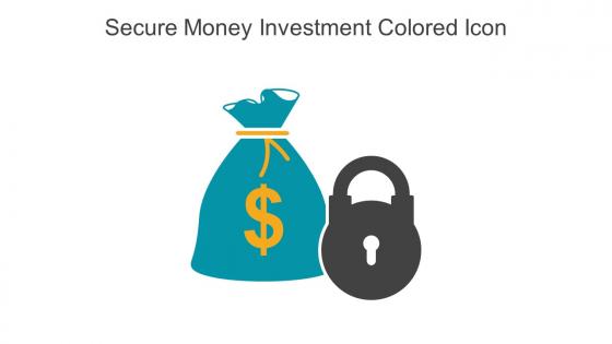 Secure Money Investment Colored Icon In Powerpoint Pptx Png And Editable Eps Format