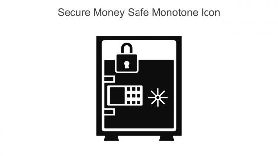 Secure Money Safe Monotone Icon In Powerpoint Pptx Png And Editable Eps Format