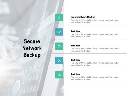 Secure network backup ppt powerpoint presentation model demonstration cpb
