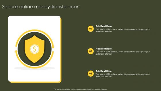 Secure Online Money Transfer Icon
