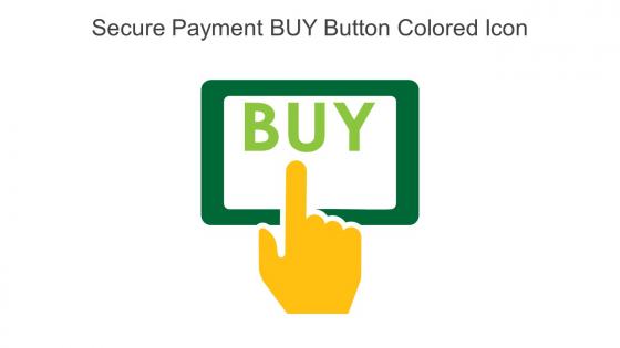 Secure Payment BUY Button Colored Icon In Powerpoint Pptx Png And Editable Eps Format