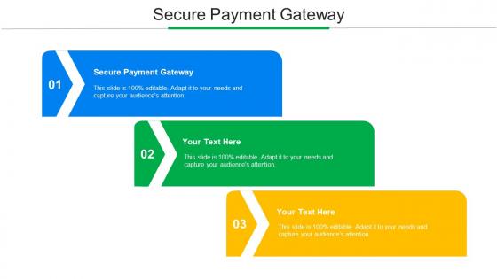 Secure Payment Gateway Ppt Powerpoint Presentation Layouts Inspiration Cpb