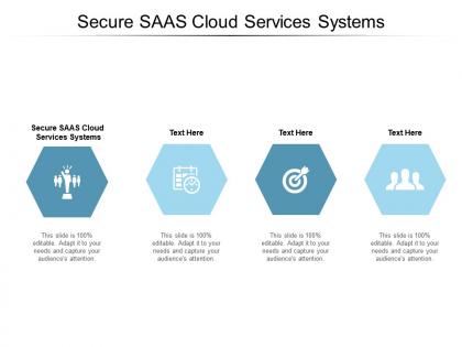 Secure saas cloud services systems ppt powerpoint presentation layouts templates cpb