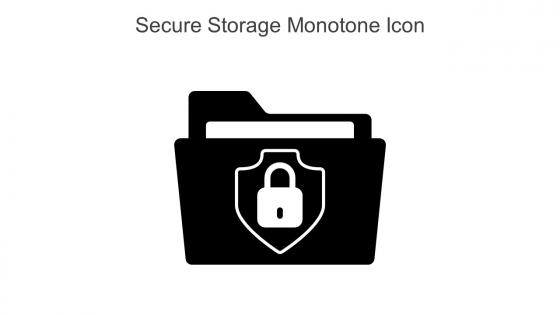 Secure Storage Monotone Icon In Powerpoint Pptx Png And Editable Eps Format