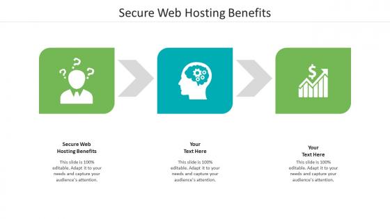 Secure web hosting benefits ppt powerpoint presentation show influencers cpb