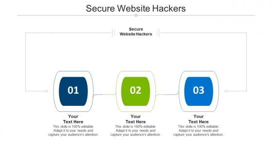 Secure website hackers ppt powerpoint presentation model infographic template cpb