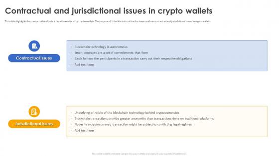 Secure Your Digital Assets Contractual And Jurisdictional Issues In Crypto Wallets