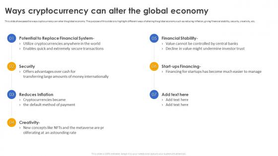 Secure Your Digital Assets Ways Cryptocurrency Can Alter The Global Economy