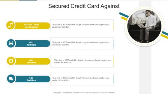 Secured Credit Card Against In Powerpoint And Google Slides Cpb