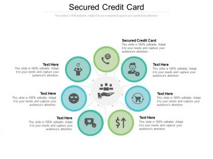 Secured credit card ppt powerpoint presentation infographic template icons cpb