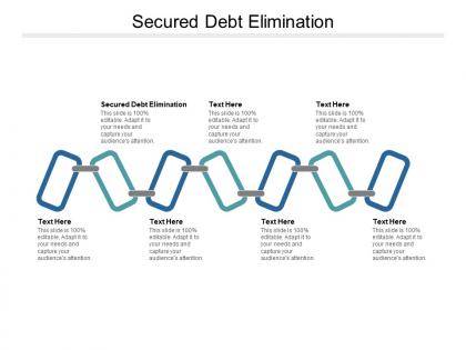 Secured debt elimination ppt powerpoint presentation layouts shapes cpb