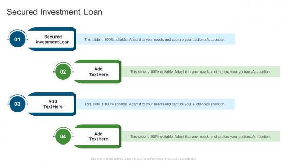 Secured Investment Loan In Powerpoint And Google Slides Cpb