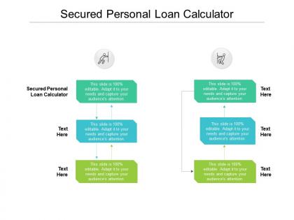 Secured personal loan calculator ppt powerpoint presentation infographics microsoft cpb