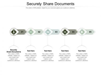 Securely share documents ppt powerpoint presentation outline ideas cpb