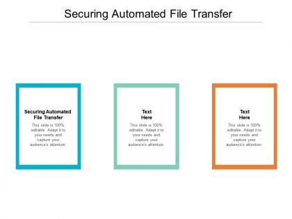 Securing automated file transfer ppt powerpoint presentation show visual aids cpb