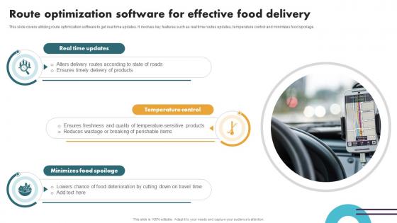 Securing Food Safety In Online Route Optimization Software For Effective Food