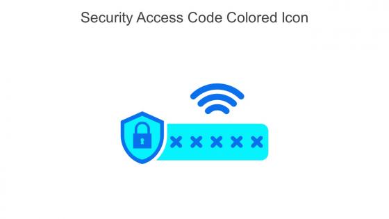 Security Access Code Colored Icon In Powerpoint Pptx Png And Editable Eps Format