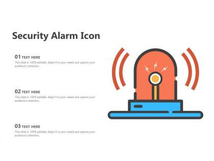 Security alarm icon