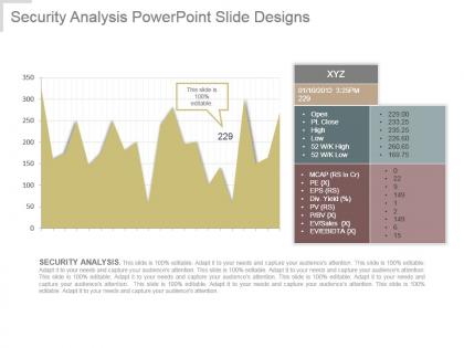 Security analysis powerpoint slide designs