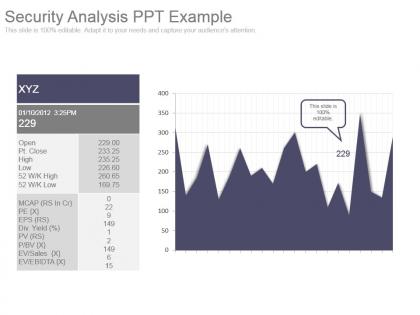 Security analysis ppt example