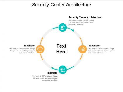 Security center architecture ppt powerpoint presentation gallery introduction cpb