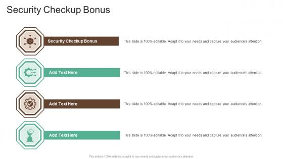 Security Checkup Bonus In Powerpoint And Google Slides Cpb