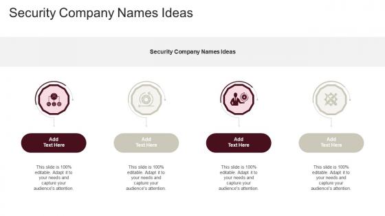 Security Company Names Ideas In Powerpoint And Google Slides Cpb