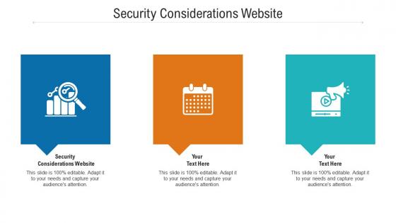 Security considerations website ppt powerpoint presentation layouts background image cpb