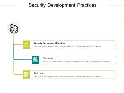 Security development practices ppt powerpoint presentation styles outfit cpb